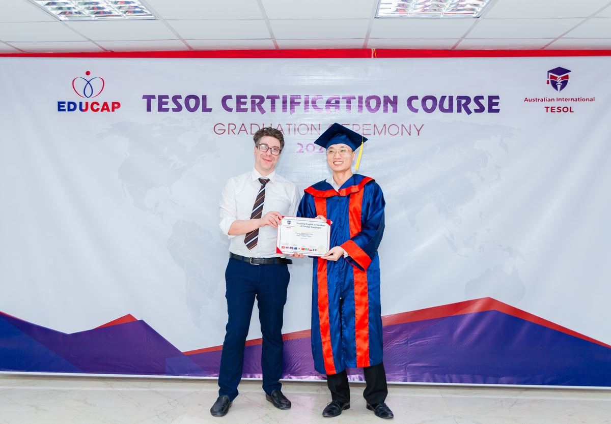 Lễ tốt nghiệp TESOL - Hoàng Đình Kiên